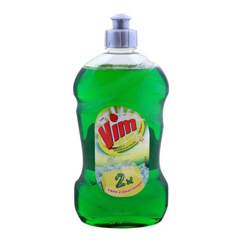 Vim Dishwash Liquid Lime Bottle, 500ml
