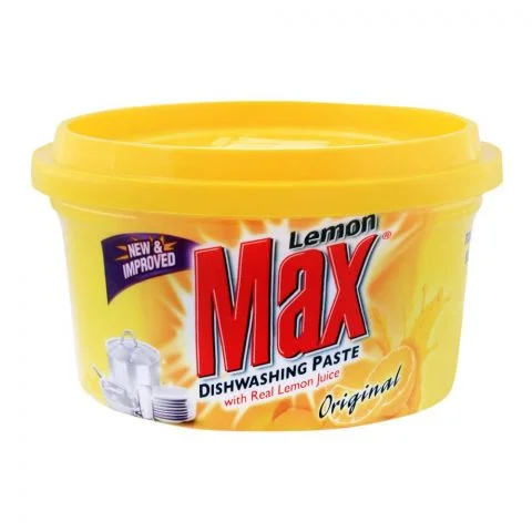 Max Dishwash Paste Lemon Jar Yellow, 200g