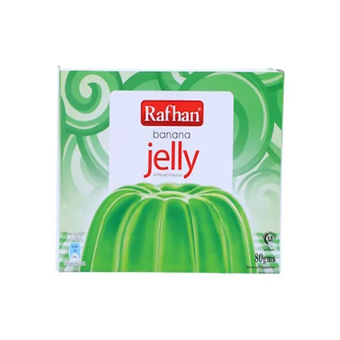 Rafhan Banana Jelly Box, 80g