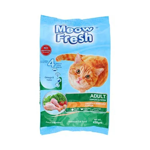 Meow Fresh Adult Food Beef , Veg, 450g
