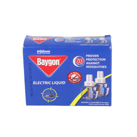 Baygon Electric Liquid Refill, 2's