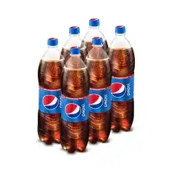 Pepsi Soft Drink Bottle, 1.5LTR x6