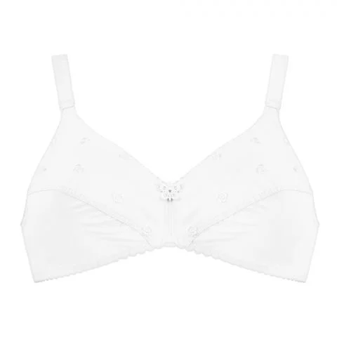 Be Belle Tulips C Bra, White