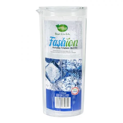 Appollo Fashion Acrylic Water Bottle, White