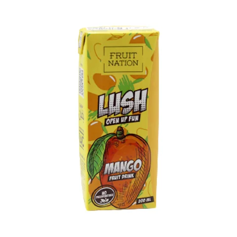 Fruit Nation Lush Mango Furit Drink, 200ml