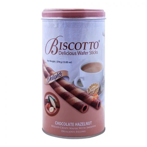 Biscotto Wafer Stick Cuppuccino Tin, 370g