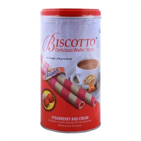 Biscotto Strawberry & Cream Tin, 370g