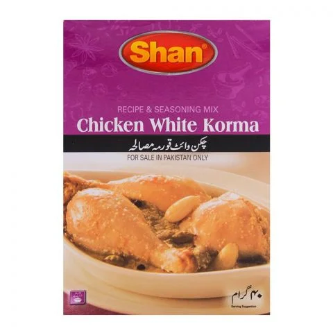 Shan Chicken White Korma, 40g x 2