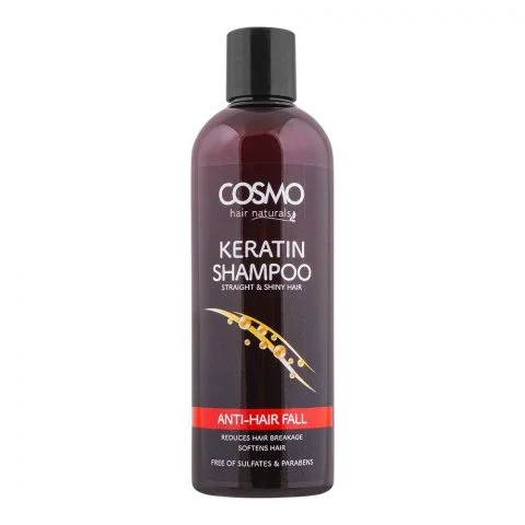 Cosmo Hair Natural Keratin Shampoo, 480ml