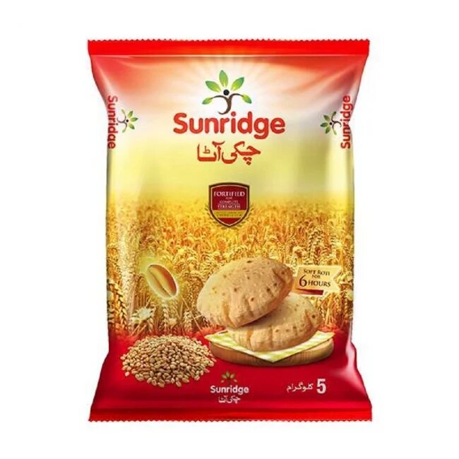 Sunridge Fortified Regular Atta, 5KG