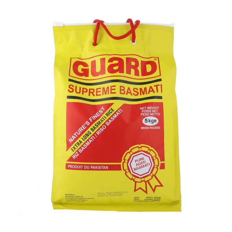 Guard Easy Cook Sella Rice, 5KG