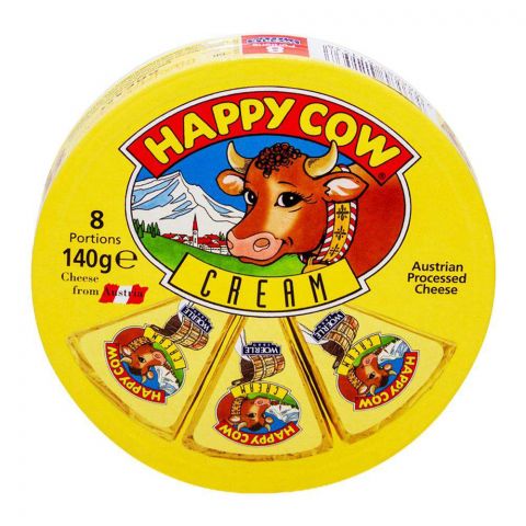 Happy Cow Cheddar Slice, 200g