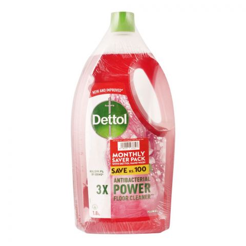 Dettol Antibacterial Power Floral, 3 Liters