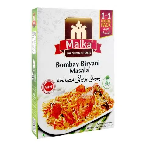 Malka Bombay Biryani D/P, 65x65g