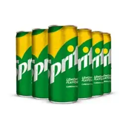 Sprite Lemon & Lime Slim Can, 250ml X 12