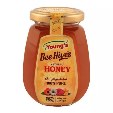 Young's Bee Hive Honey Jar, 250g