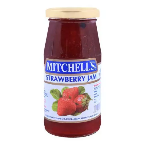 Mitchells Strawberry Jam Jar, 340g