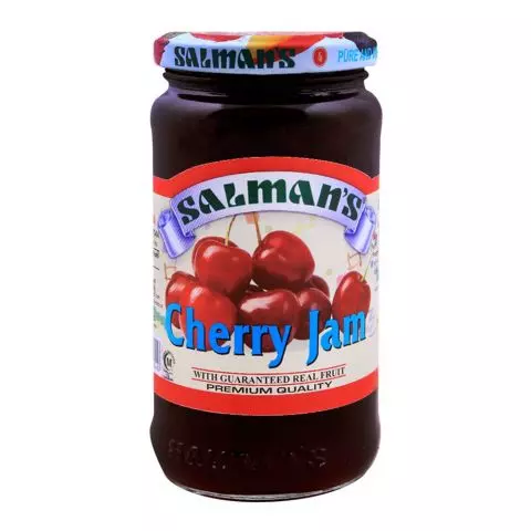 Salman's Cherry Jam Jar, 450g