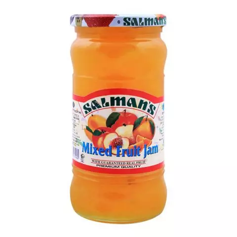 Salman's Peach Jam Jar, 450g