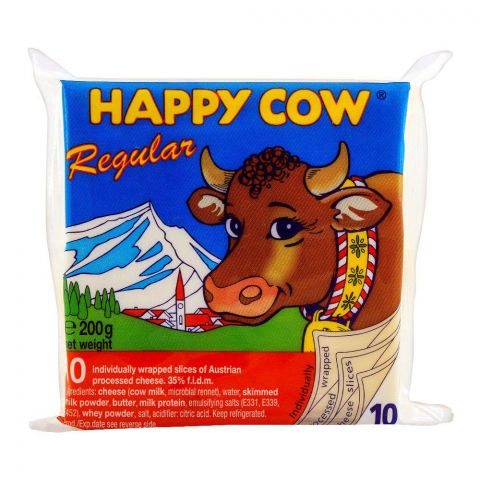 Happy Cow Slice Burger 10's, 200g