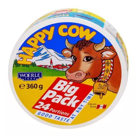 Happy Cow Portion Big Pack 24's, 360g