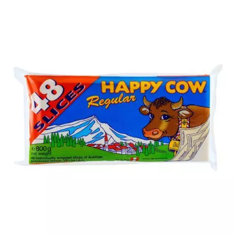 Happy Cow Regular Slice 48's, 800g