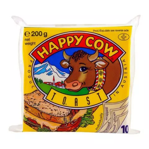 Happy Cow Slice Toast 10's, 200g