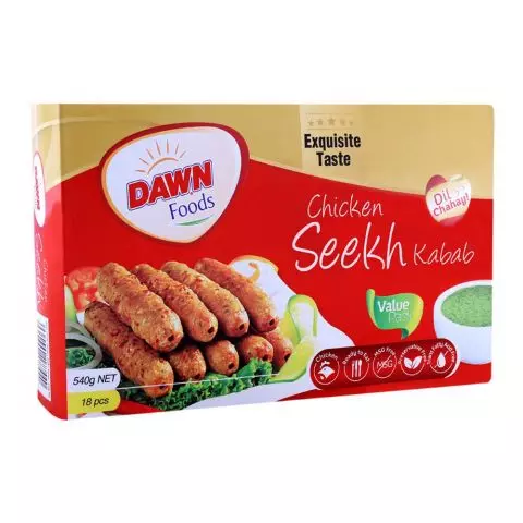 Dawn Chicken Seekh Kabab E/P 18s,