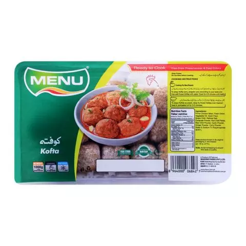 Menu Kofta, 1000g