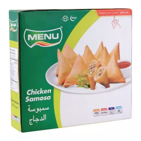 Menu Frozen Chicken Samosa 24's, 480g