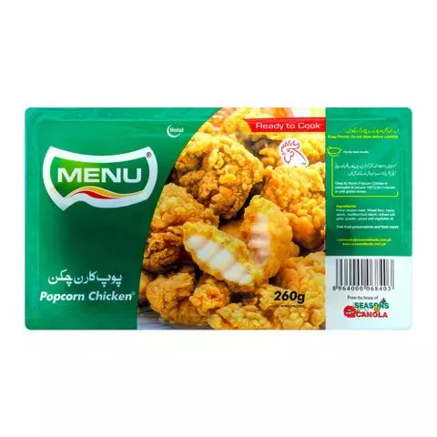 Menu Chicken Popcorn, 260g