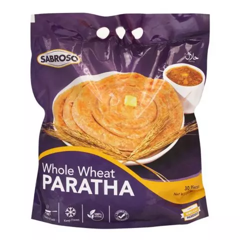 Sabroso Whole Wheat Paratha, 30's