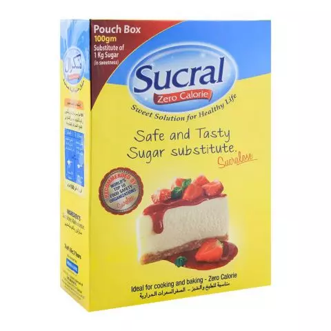 Sucral Sweetener Zero Calorie Sachets, 50's