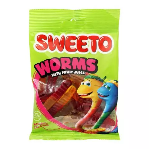 Sweeto Sour Rings With Fruit Jelly, 80g