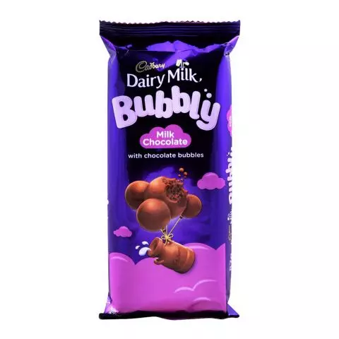 Cadbury Dairy Milk Bubbly Chocolate, 13.5g