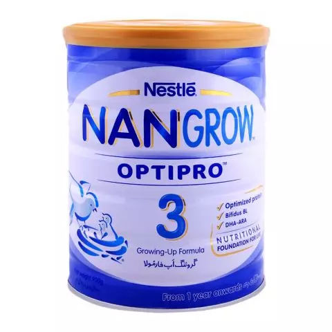 Nestle Nangrow 3 Powder Milk Tin, 400g