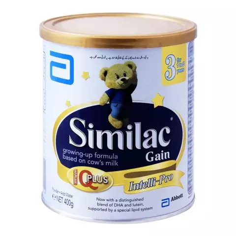 Similac Plus 3 Intelli-Pro Powder Milk Tin, 400g