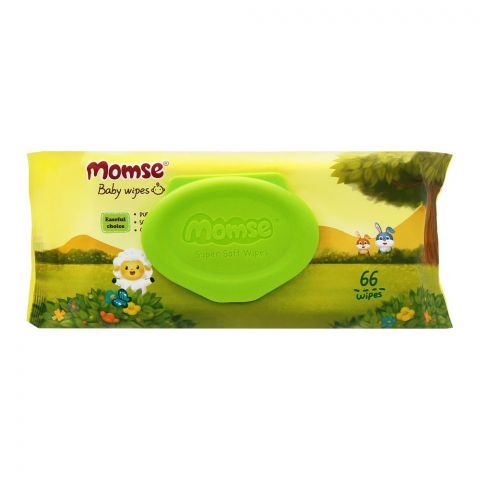 Momse Baby Wipes, 72's