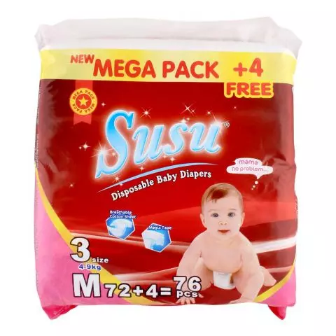 New Susu Mega Pack Medium, 76's