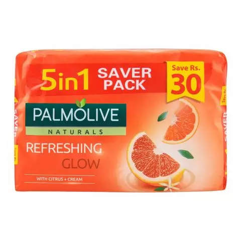 Palmolive Refreshing Glow Orange, 5x110g