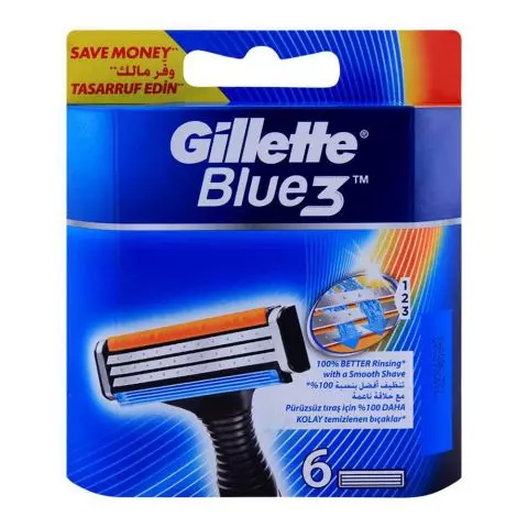 Gillette Blue III Comfort, 6's