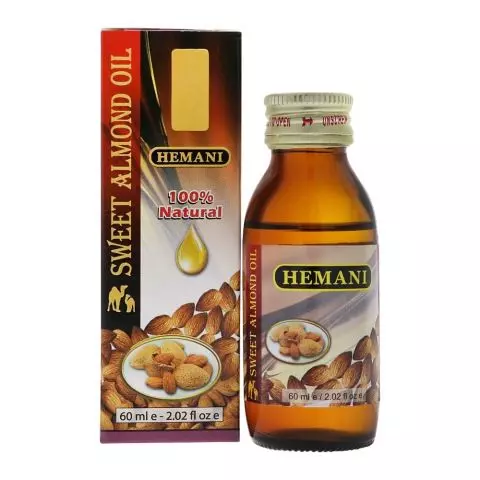 Hemani Sweet Almond Oil, 60ml