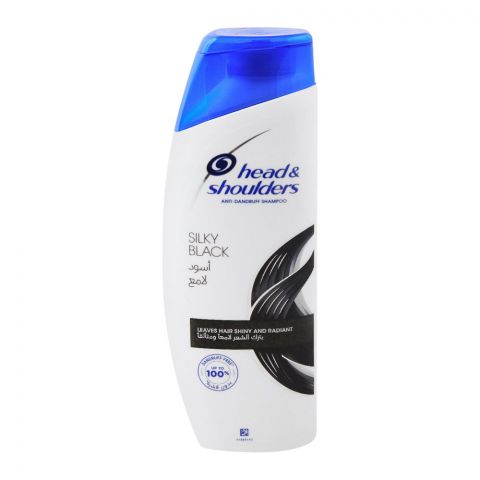 Head & Shoulder Shamp Silky Black, 400ml