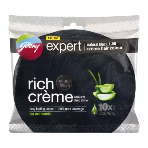 Godrej Expert Creme Natural Black H/C 01, 20g