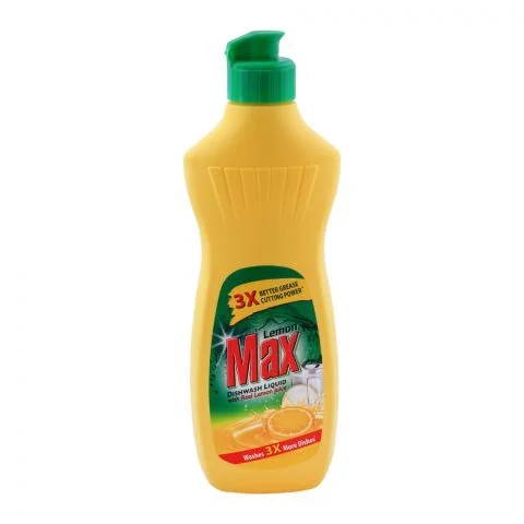 Max Dishwash Liquid Bottle, 275ml