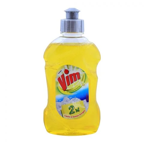 Vim Dishwash Liquid Lemon Bottle, 250ml