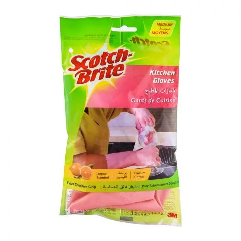 3M Scotch Brite Kitchen Hand Gloves, Medium