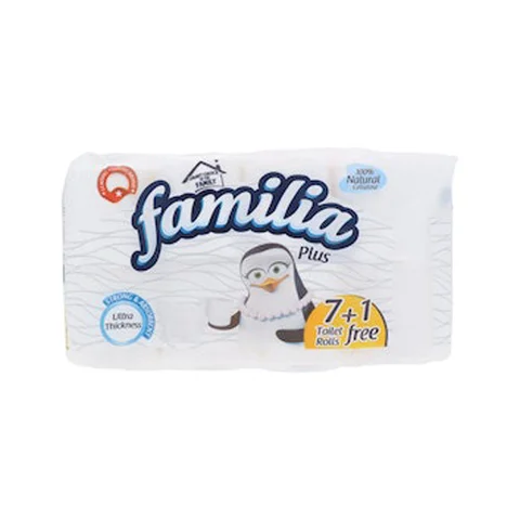 Familia Toilet Rolls 7+1 Roll Free, 