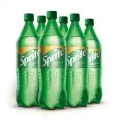 Sprite Soft Drink Bottle, 1LTR x6