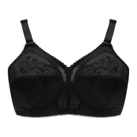 Be Belle Doria Cotton B Bra, Black